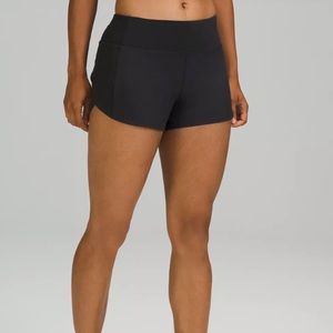 Lululemon speed up shorts, size 12 and 4” inseam.